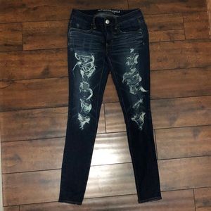 American Eagle ripped jeans